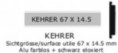 Briefkastenschild KEHRER 67 x 14.5mm